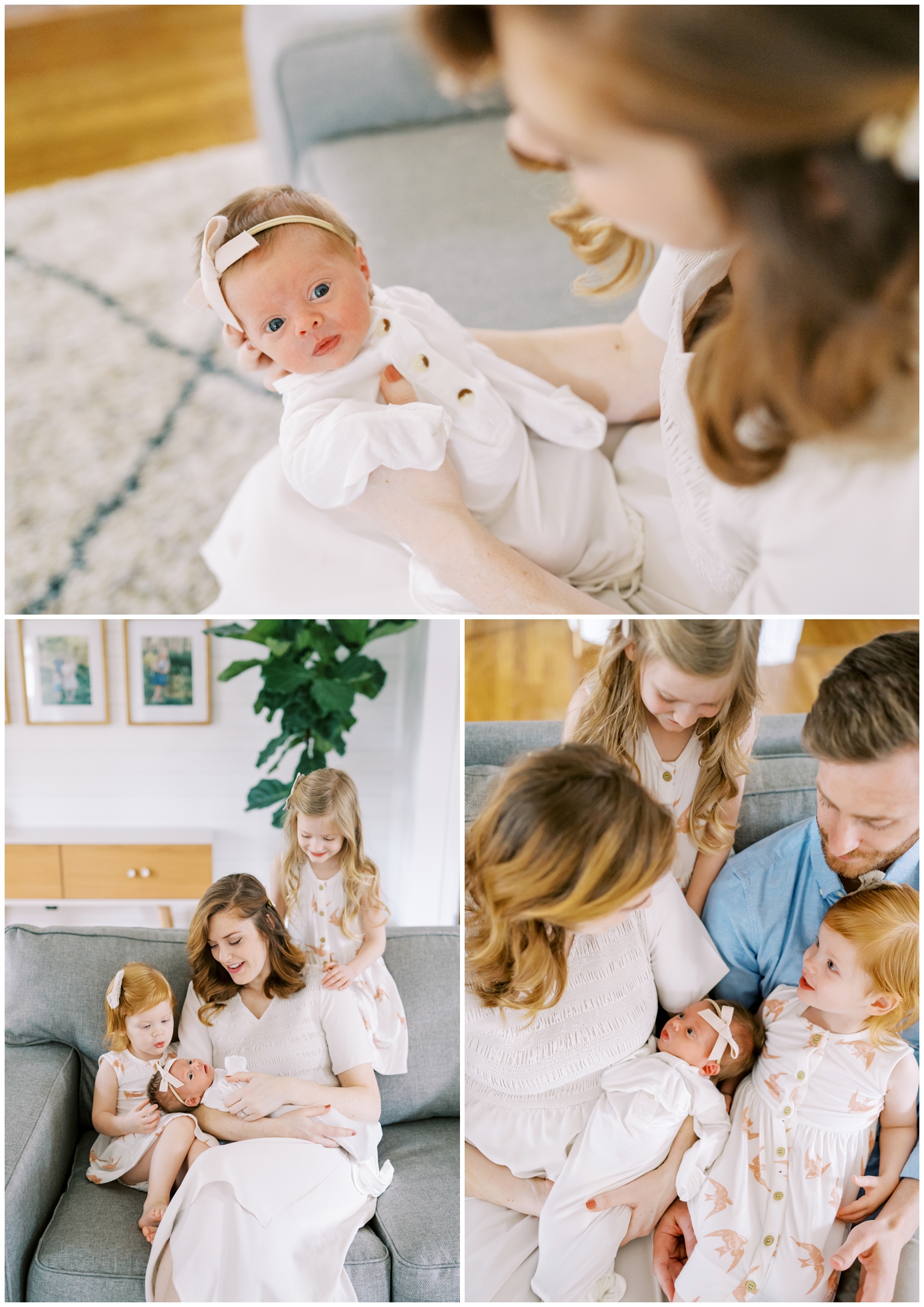 Lindsey Powell Photography, Atlanta Family Photographer, Marietta Family Photographer, Vinnings, Buckhead, Studio Newborn Family Session