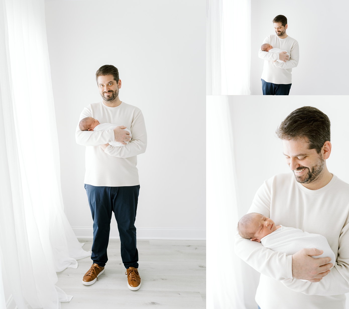 Atlanta Newborn Photography Session in Studio on Whitlock by Lindsey Powell Photography