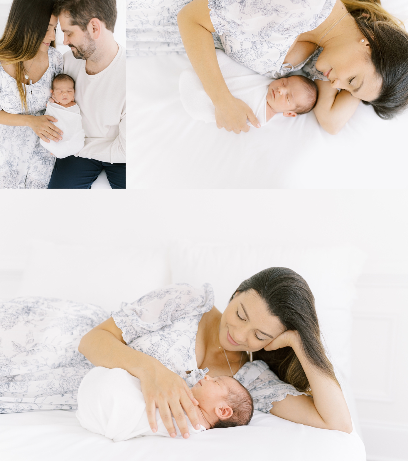 Atlanta Newborn Photography Session in Studio on Whitlock by Lindsey Powell Photography
